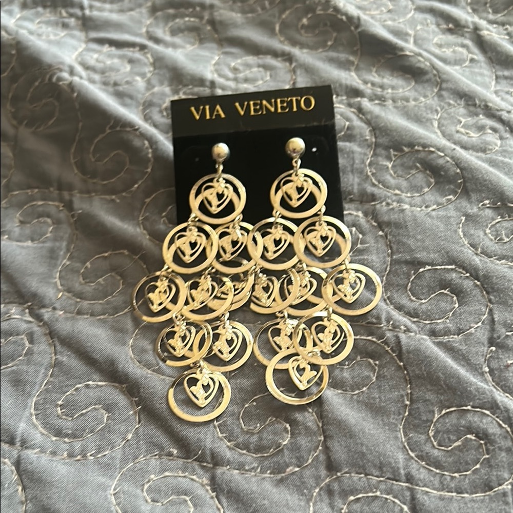 Via Veneto silver Dangle Earrings